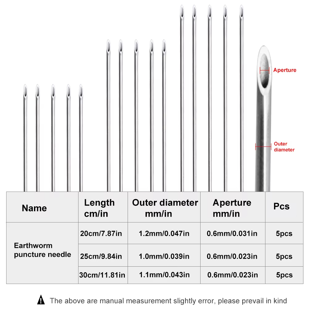 Fishing Equipment Basics - Agulha de Aço Inoxidável para Engodar