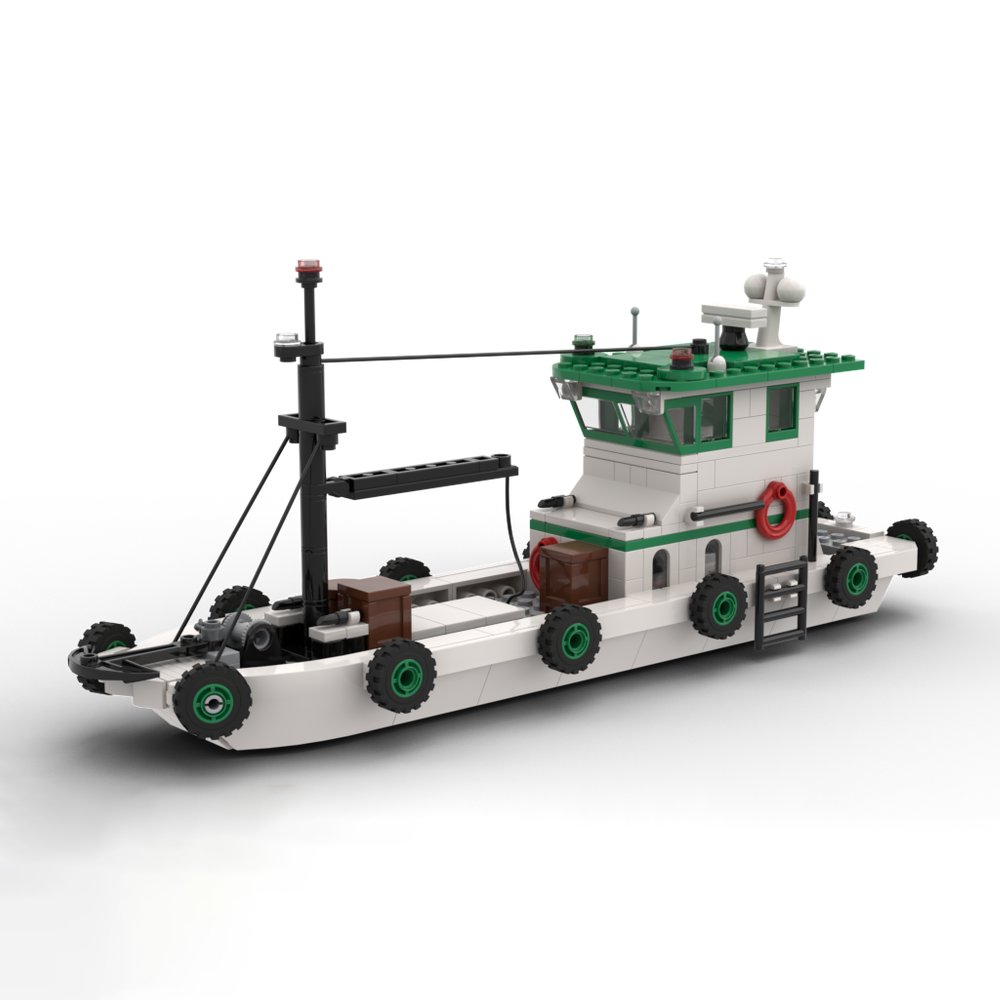 Fishing Equipment Gifts - Modelo de Barco de Pesca MOC,