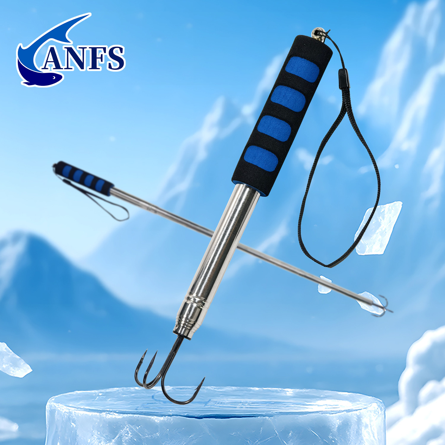 Saltwater Fishing Hook - Anfs 1 peça garfo de pesca
