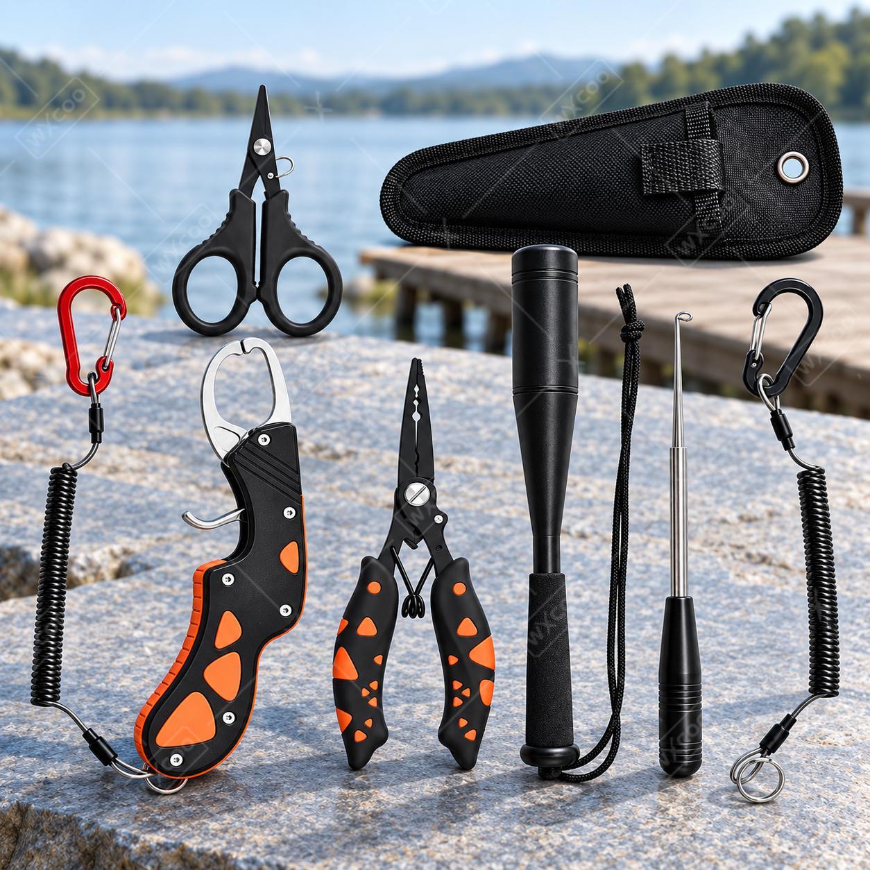 Saltwater Fishing Hook - Alicate de pesca em aço inoxidável