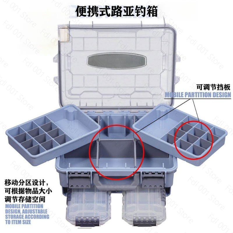 Caixa de Pesca Portátil de Gra - Tackle Box avaliação e preço