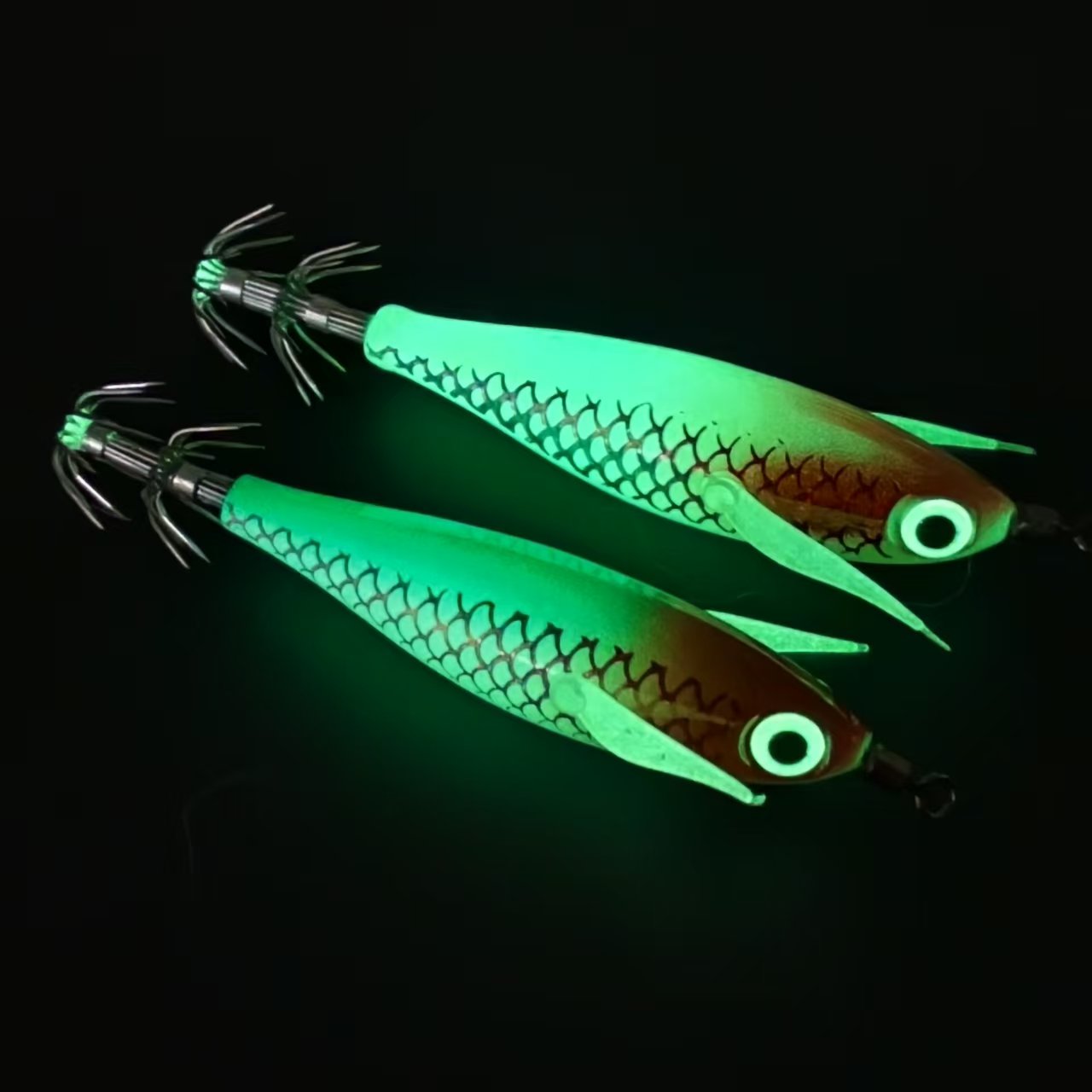 2 pçs isca de pesca lula ganch - Saltwater Fishing Hook avaliação e preço