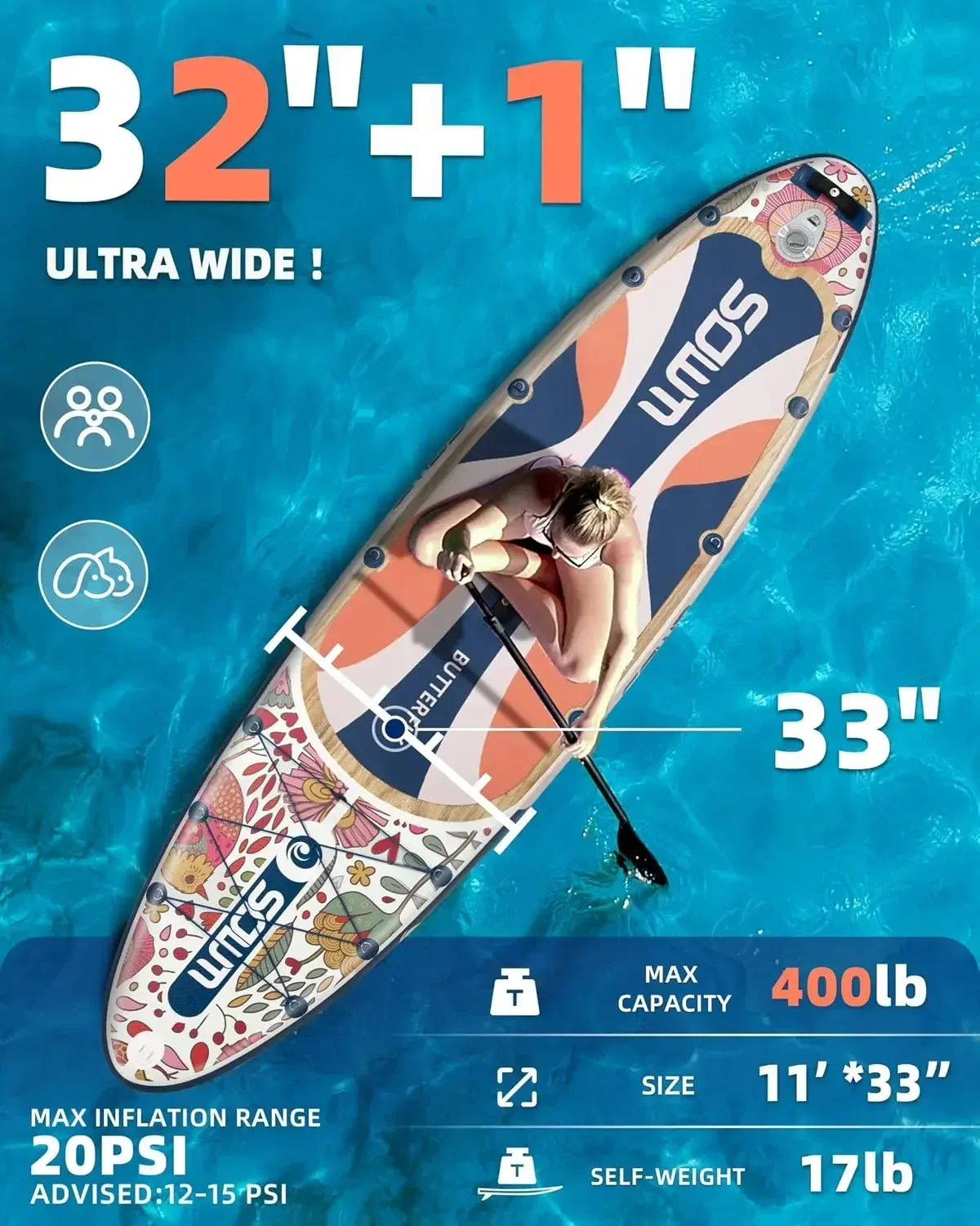 Prancha de stand-up paddle ins - Fishing Backpack avaliação e preço